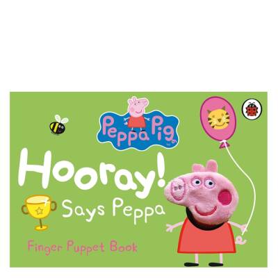 Ladybird Peppa Pig - Hooray Says Peppa Finger Puppet Book - 1