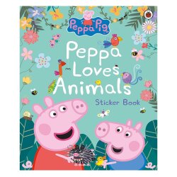 Ladybird Peppa Pig - Peppa Loves Animals Sticker Book - Ladybird