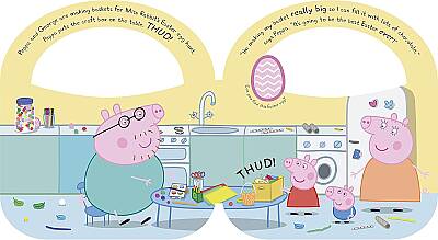 Ladybird Peppa Pig: Peppa's Easter Basket Shaped Board Book - 3