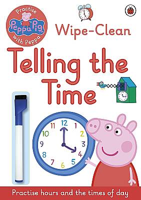 Ladybird Peppa Pig: Practise with Peppa: Wipe-Clean Telling the Time - 1