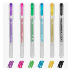 Legami Glitter 6'lı Jel Kalem K086159 - 2