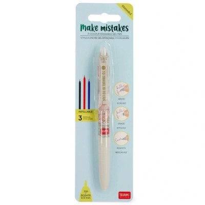 Legami Silinebilir 3 Renk Jel Kalem Travel - Legami