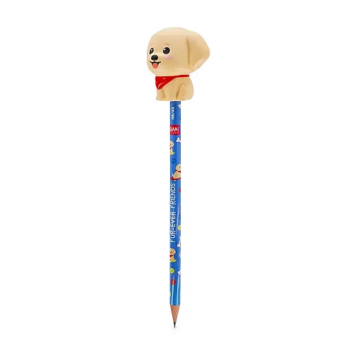 Legami Squeezies - Squishy Figürlü Kurşun Kalem - Golden Retriever Psq0008 - 4