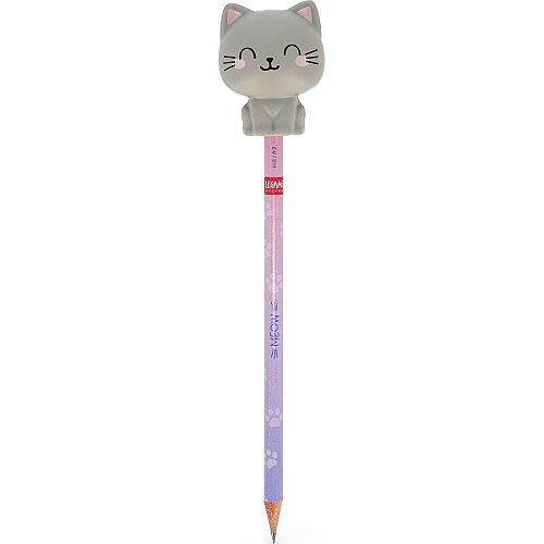 Legami Squeezies - Squishy Figürlü Kurşun Kalem - Kedicik Psq0002 - 1