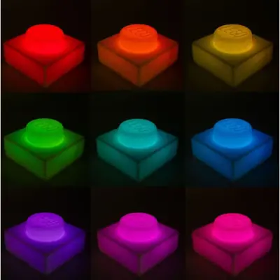 Lego 1x1 Plate Night Light - White - 5