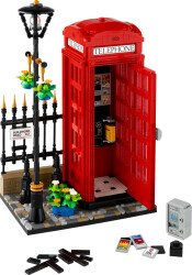 Lego 21347 Ideas Kırmızı Londra Telefon Kulübesi - LEGO