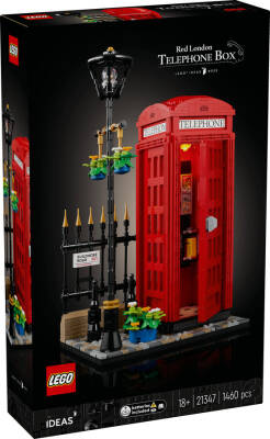 Lego 21347 Ideas Kırmızı Londra Telefon Kulübesi - 9
