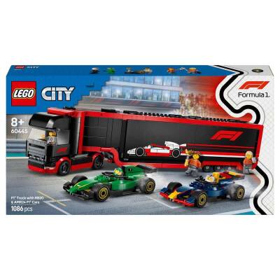 LEGO City RB20 ve AMR24 F1 Arabalı F1 Kamyonu 60445 - 2