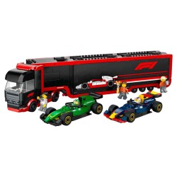 LEGO City RB20 ve AMR24 F1 Arabalı F1 Kamyonu 60445 - 3