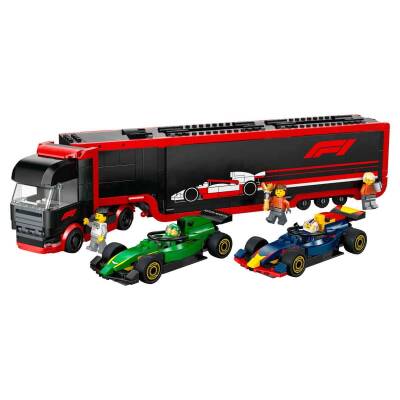LEGO City RB20 ve AMR24 F1 Arabalı F1 Kamyonu 60445 - 3