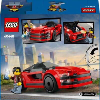 Lego City Kırmızı Spor Araba 60448 - 10