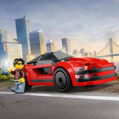 Lego City Kırmızı Spor Araba 60448 - 6
