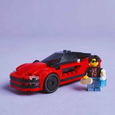 Lego City Kırmızı Spor Araba 60448 - 2
