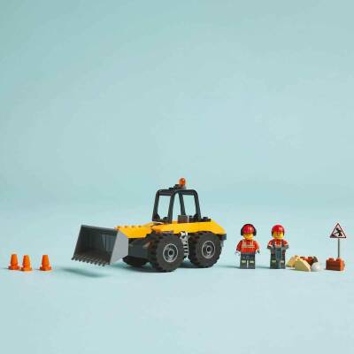 Lego Cıty Sarı Tekerlekli İnşaat Yükleyicisi 60450 - 5