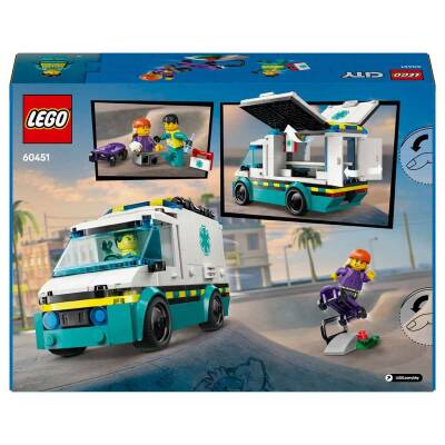 Lego City Acil Yardım Ambulansı 60451 - 6