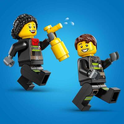 Lego City Merdivenli İtfaiye Kamyonu 60463 - 5