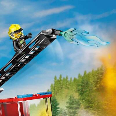 Lego City Merdivenli İtfaiye Kamyonu 60463 - 6