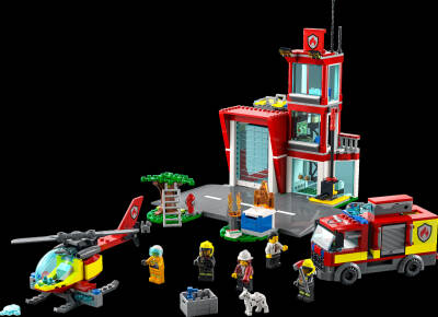 Lego City Fire Fire Station Lsc60320 - 2