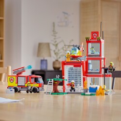 Lego City Fire Fire Station Lsc60320 - 7