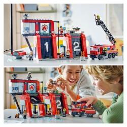 Lego Cıty Fıre4X4 Fire Truck With Rescue Boat60412 - 4