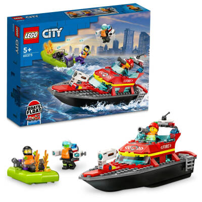 Lego City İtfaiye Kurtarma Teknesi 60373 - 1