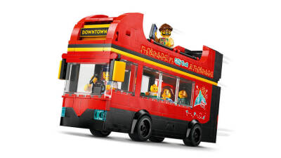 Lego City Kırmızı İki Katlı Gezi Otobüsü Oyuncağı 60407 - 2