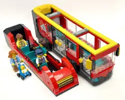 Lego City Kırmızı İki Katlı Gezi Otobüsü Oyuncağı 60407 - 4