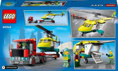 Lego City Kurtarma Helikopteri Nakliyesi 60343 - 4