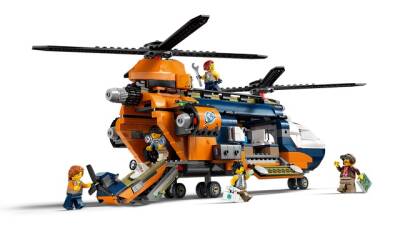 Lego City Orman Kaşifinin Helikopteri Kamp Yerinde Seti 60437 - 2