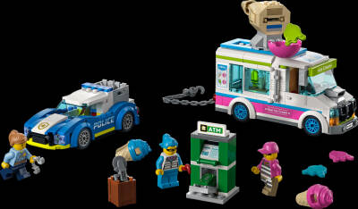 Lego City Police Ice Cream Truck Police Chase Lsc60314 - 2
