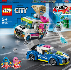 Lego City Police Ice Cream Truck Police Chase Lsc60314 - 3