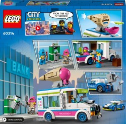 Lego City Police Ice Cream Truck Police Chase Lsc60314 - 4