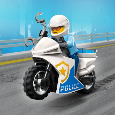 Lego City Polis Motosikleti Araba Takibi 60392 - 2