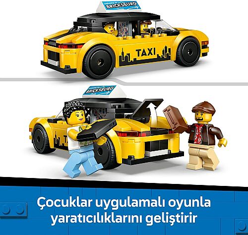 Lego City Sarı Taksi 60487 - 5