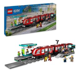 Lego City Şehir Merkezi Tramvay İstasyonu Oyuncak Seti 60423 - 1