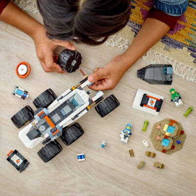 Lego Cıty Space Explorer Rover And Alien Life60431 - 5