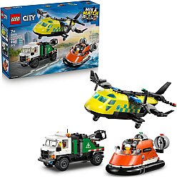 Lego City Uçak, Servis Kamyonu Ve Hoverkraft 60505 - Lego
