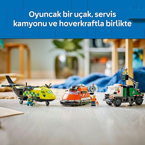 Lego City Uçak, Servis Kamyonu Ve Hoverkraft 60505 - 3