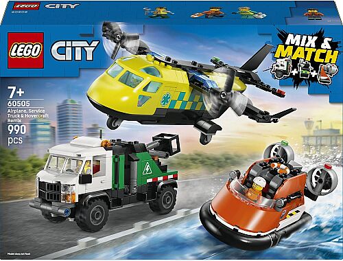Lego City Uçak, Servis Kamyonu Ve Hoverkraft 60505 - 4