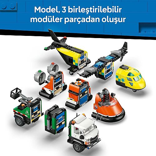 Lego City Uçak, Servis Kamyonu Ve Hoverkraft 60505 - 5