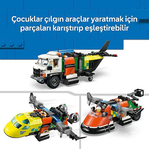 Lego City Uçak, Servis Kamyonu Ve Hoverkraft 60505 - 6