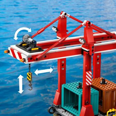 Lego City Yük Gemili Liman Oyuncağı 60422 - 4