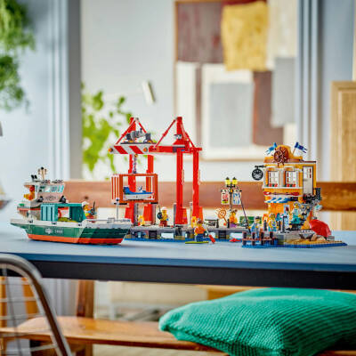 Lego City Yük Gemili Liman Oyuncağı 60422 - 5