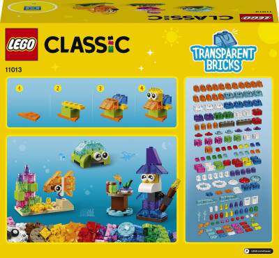 Lego Classic Yaratıcı Şeffaf Yapım Parçaları 11013 - 4