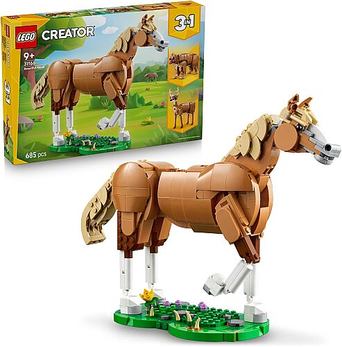 Lego Creator 3'ü 1 Arada Güzel At Oyuncak Hayvan Yapım Seti 31166 - 1