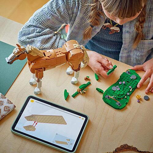 Lego Creator 3'ü 1 Arada Güzel At Oyuncak Hayvan Yapım Seti 31166 - 7