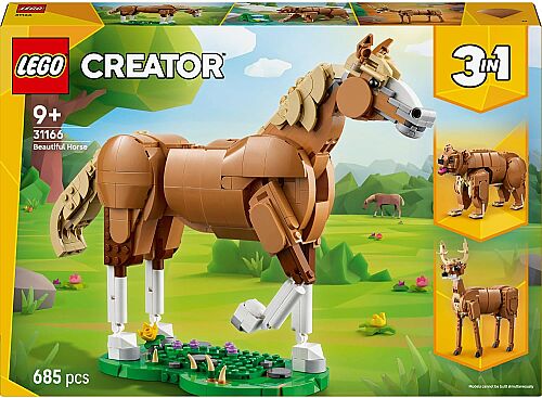 Lego Creator 3'ü 1 Arada Güzel At Oyuncak Hayvan Yapım Seti 31166 - 8