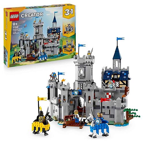 Lego Creator 3'ü 1 Arada Orta Çağ Atlı Şövalye Kalesi Oyuncak Yapım Seti 31168 - 1