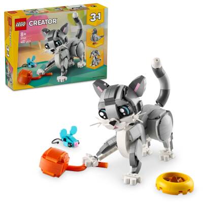 Lego Creator 3’Ü 1 Arada Oyunbaz Kedi Hayvanlı Oyun Seti 31163 - 1