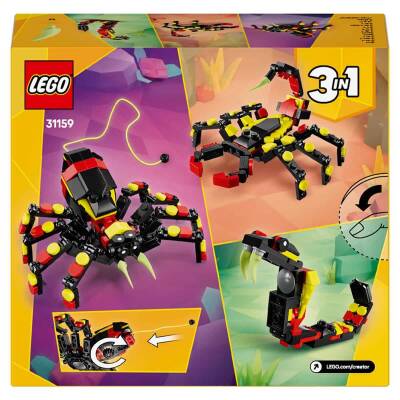 Lego Creator 3'Ü 1 Arada Vahşi Hayvanlar: Şaşırtıcı Örümcek Oyun Seti 31159 - 6